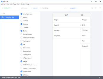 Ionic Lab screenshot 2