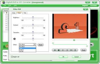 iOrgSoft DVD to AMV Converter screenshot 4