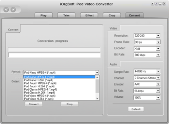 iOrgSoft iPod Video Converter screenshot 5