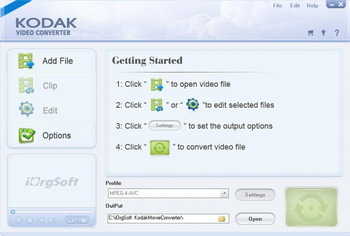 iOrgsoft Kodak Video Converter screenshot 2