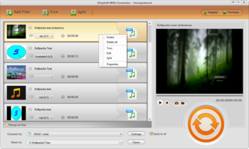 iOrgSoft M4A Converter screenshot