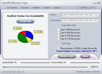 iovSoft Blu-ray Copy screenshot 2