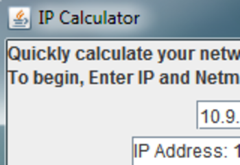 IP Calculator screenshot