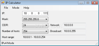 IP Calculator screenshot