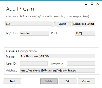 IP Cam Driver screenshot 2