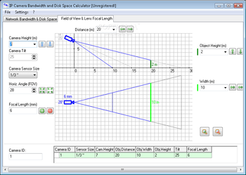 IP Camera Bandwidth & Disk Space Calculator screenshot 2