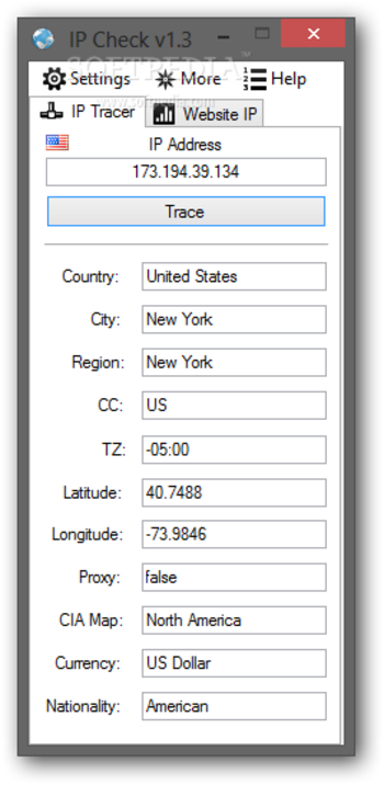 IP Check screenshot