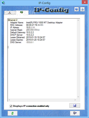 IP-Config screenshot 2