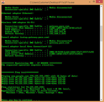 IP Fix screenshot