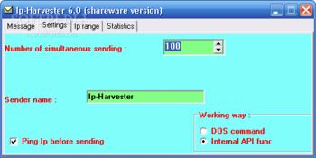 Ip-Harvester screenshot 2
