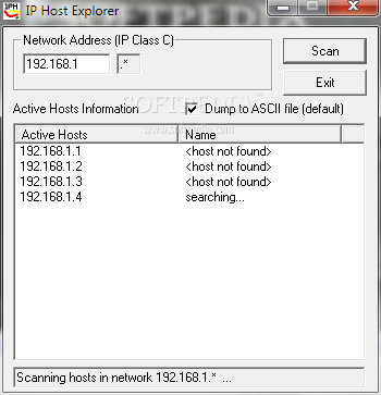 IP Host Explorer screenshot