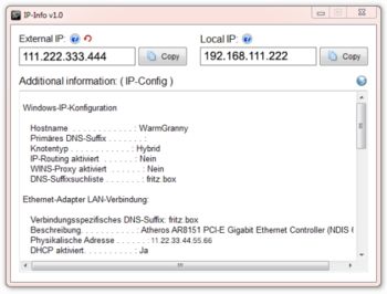 IP-Info screenshot