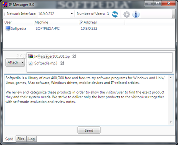 IP Messager screenshot