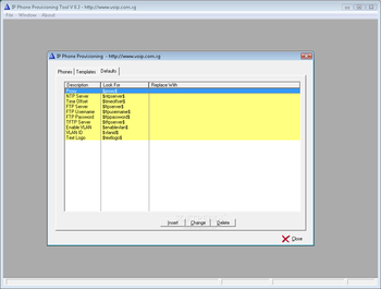 IP Phone Provisioning Tool screenshot 2