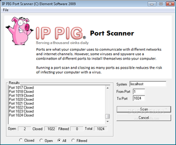 IP Pig Port Scanner screenshot