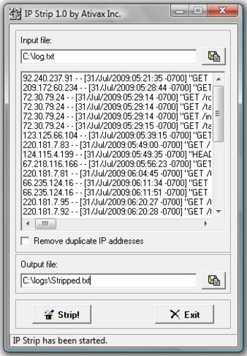 IP Strip screenshot