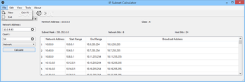 IP Subnet Calculator screenshot 2