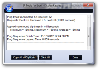 IP Tools for Excel screenshot 2