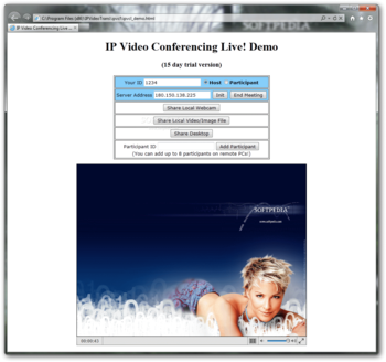 IP Video Conferencing Live! screenshot
