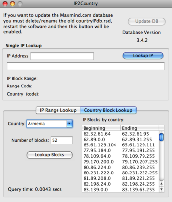 Ip2Country screenshot 3