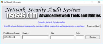 Ip2CountryResolver screenshot