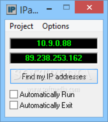 IPaddress screenshot