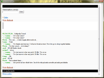Ipchat.mobi screenshot