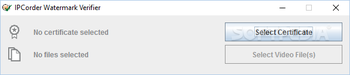 IPCorder Watermark Verifier screenshot
