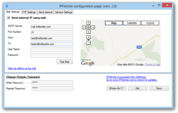 IPFetcher screenshot