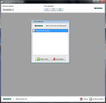ipForm screenshot