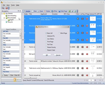 IPGet Patent Search System Portable screenshot