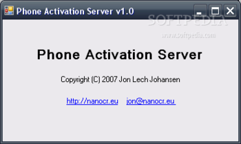 iPhone Activation Server screenshot