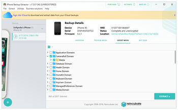 iPhone Backup Extractor screenshot 3