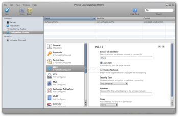 iPhone Configuration Utility screenshot 6
