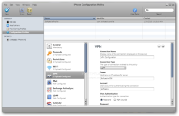 iPhone Configuration Utility screenshot 7