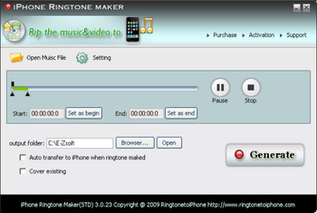 iPhone Ringtone Maker screenshot