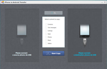 iPhone to Android Transfer screenshot