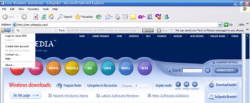 Ipipi SMS IE AddOn screenshot
