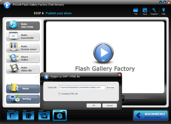 iPixSoft Flash Gallery Factory screenshot 4