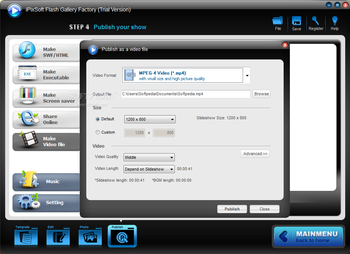 iPixSoft Flash Gallery Factory screenshot 6