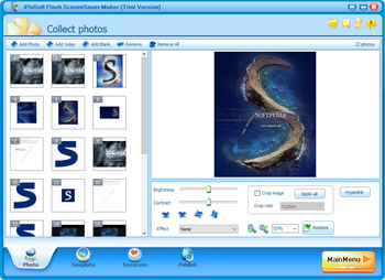 iPixsoft Flash Screensaver Maker screenshot 2