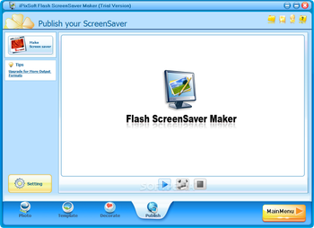 iPixsoft Flash Screensaver Maker screenshot 5
