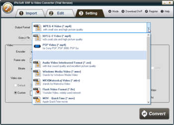iPixSoft SWF to Video Converter screenshot 4