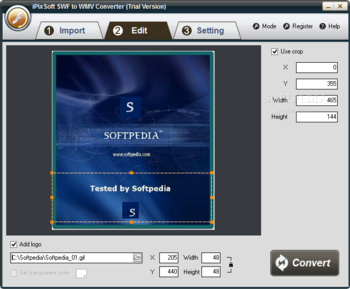 iPixSoft SWF to WMV Converter screenshot 2