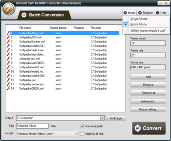 iPixSoft SWF to WMV Converter screenshot 4
