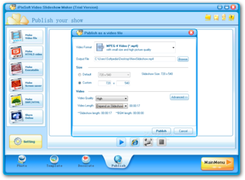 iPixSoft Video Slideshow Maker screenshot 5