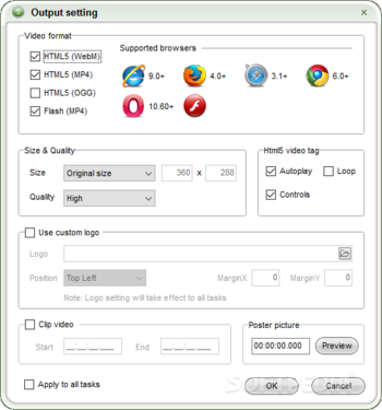 iPixSoft Video to HTML5 Converter screenshot 3