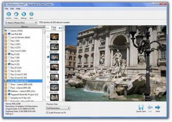 iPod Access Photo for Windows screenshot