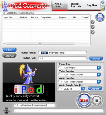 iPod Converter screenshot