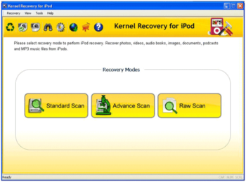 iPod Data Recovery Software screenshot